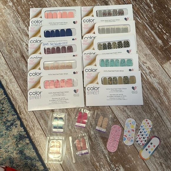 NEW Color Street Nail Bundle ~clearing personal inventory - Picture 1 of 7